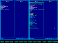 Bypass Windows Logon with EBCD - Contents of Windows System Disk on the Right Panel