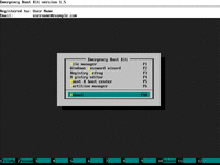 Bypass Windows Logon with EBCD - Reboot in Main Menu