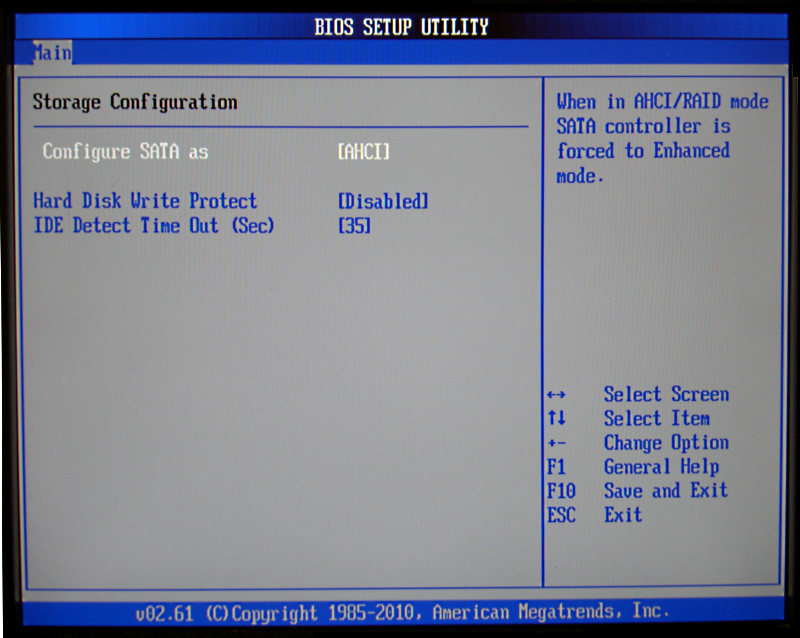 Change from IDE to AHCI without reinstall - Enable AHCI Mode In BIOS Setup