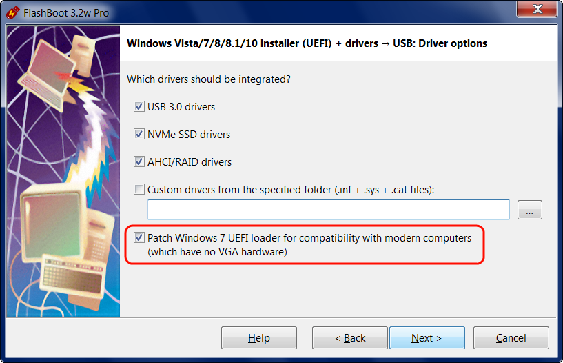 Install Windows 7 without CSM