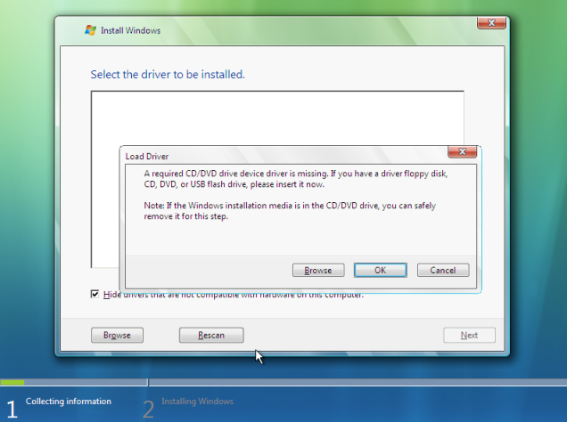 Windows Vista Floppy Disk Fail 40