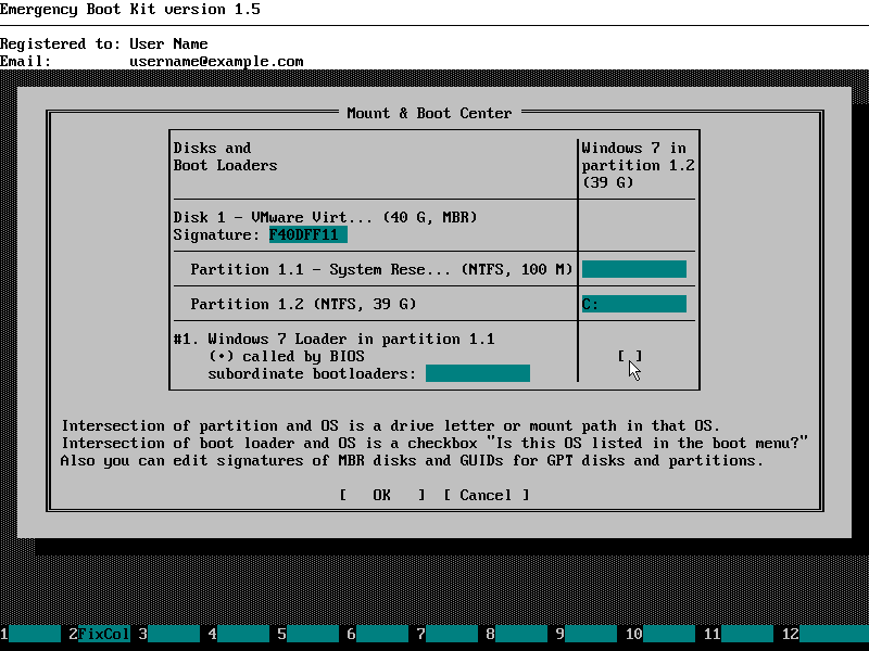 Fix BCD status 0xC0000098 with EBCD - Fixing Boot Error in EBCD Mount and Boot Center