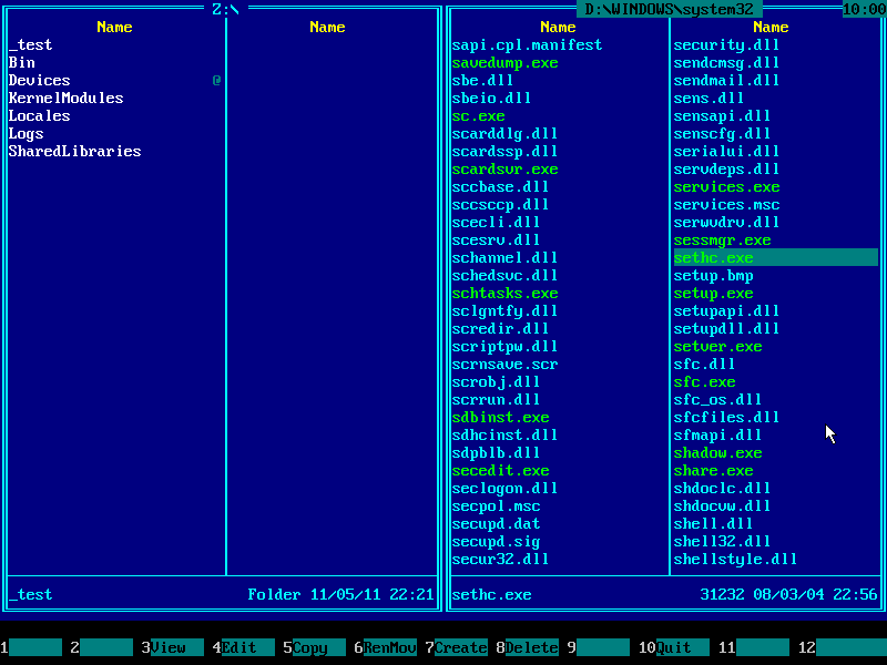 Bypass Windows Logon with Emergency Boot Kit - Verifying SETHC.EXE Existence on the Right Panel