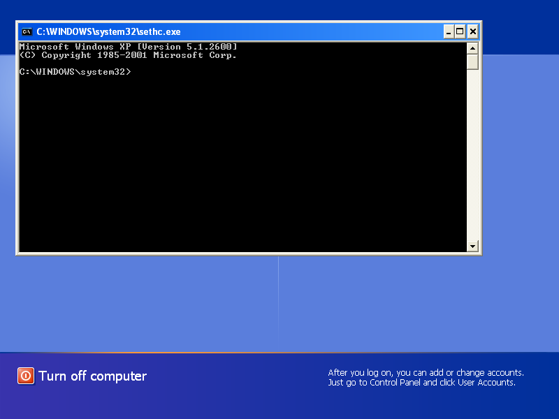 Bypassing Windows Logon Screen and Running CMD.EXE With SYSTEM