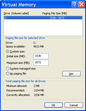 Performance Tuning of Windows XP - Turning off Swap File (1)