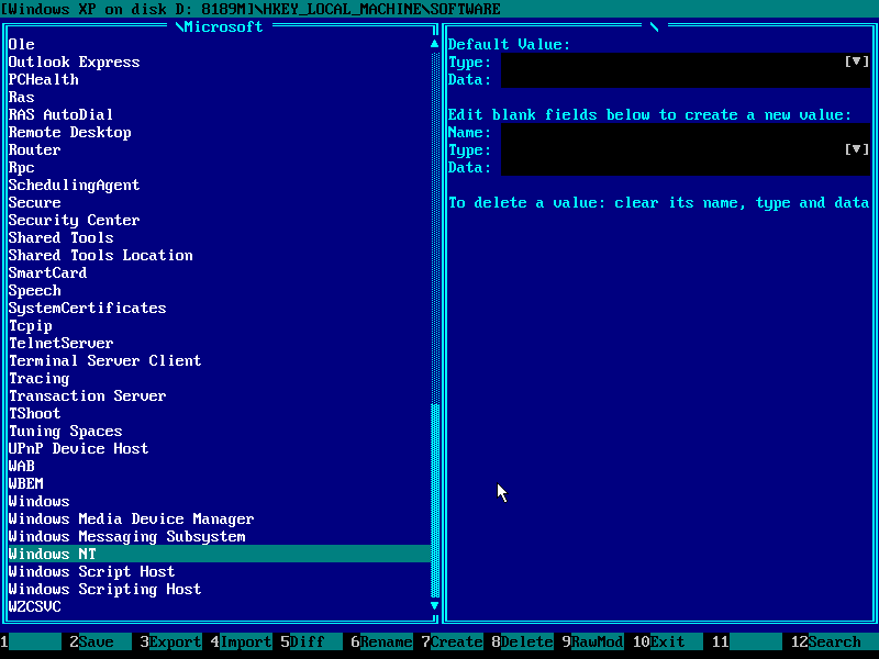 extract windows xp license key