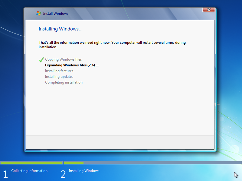 Setup was unable to create a new system partition - Wait until Windows is fully installed