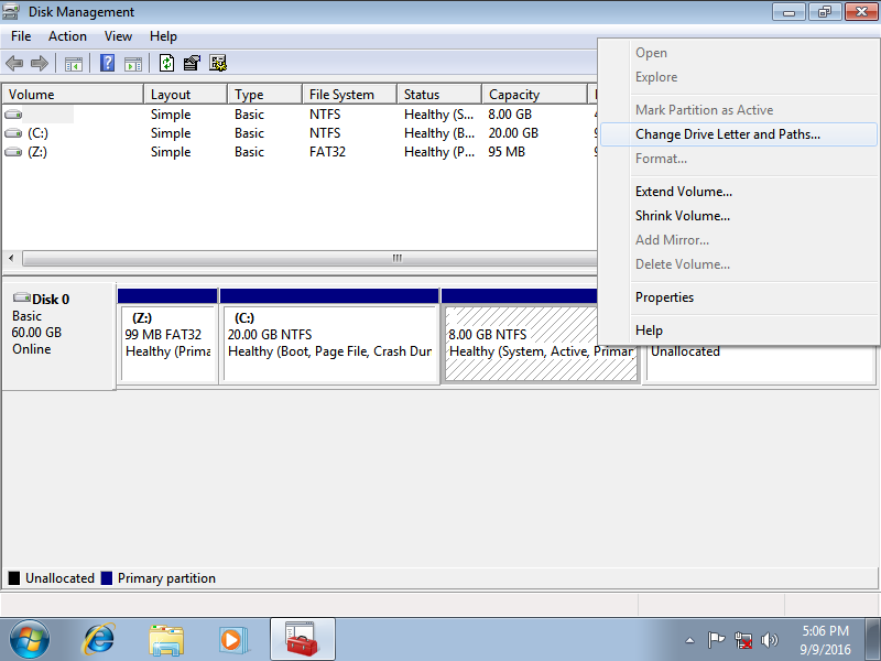 Setup was unable to create a new system partition - Assigning drive letter to temporary partition