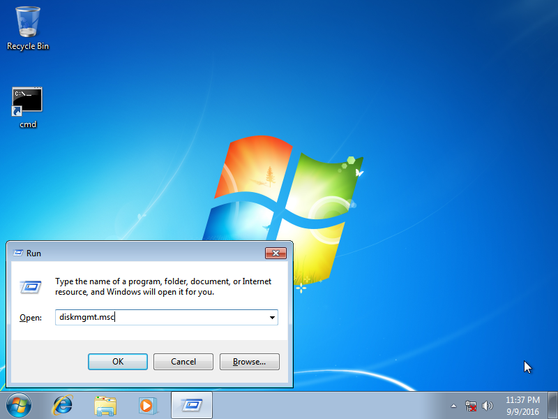 Setup was unable to create a new system partition - Running Disk Management