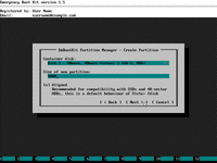 Rebuild System Reserved Partition From Scratch - Set size of new system partition