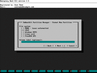 Rebuild System Reserved Partition From Scratch - Set filesystem type and volume label of new system partition