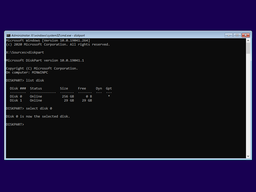 Workaround for error 0x80300024: Step 1 (BIOS)