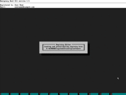 Fix Access to the Registry Key Denied with Emergency Boot Kit - Emergency Boot Kit registry editor
