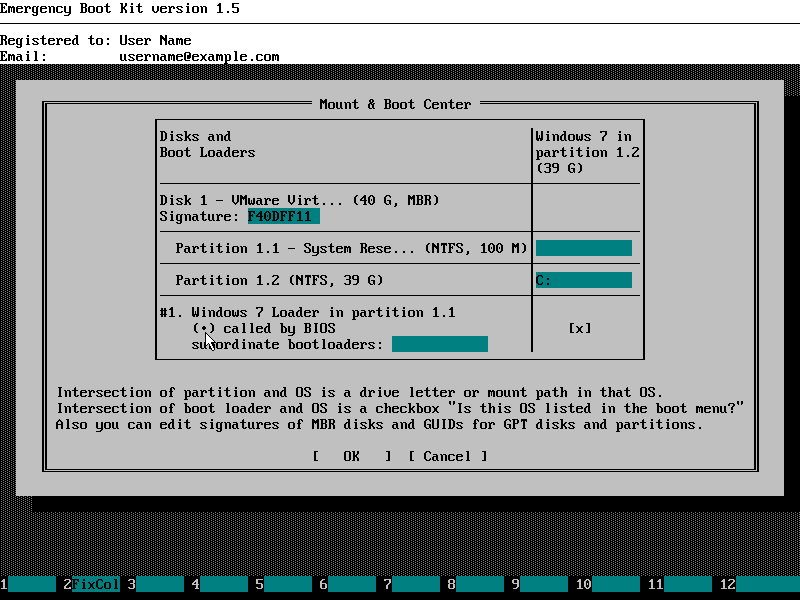 Fix BOOTMGR is missing with Emergency Boot Kit - Verifying BOOTMGR is called by BIOS
