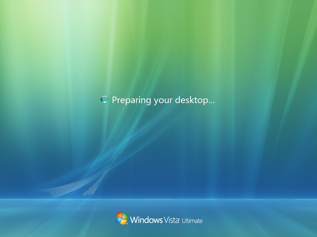 Windows Vista Hangs at Preparing Your Desktop
