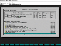 Backup Entire Computer - Quit the Emergency Boot Kit Partition Manager