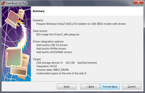 Install Windows 7 to new laptop - Summary information