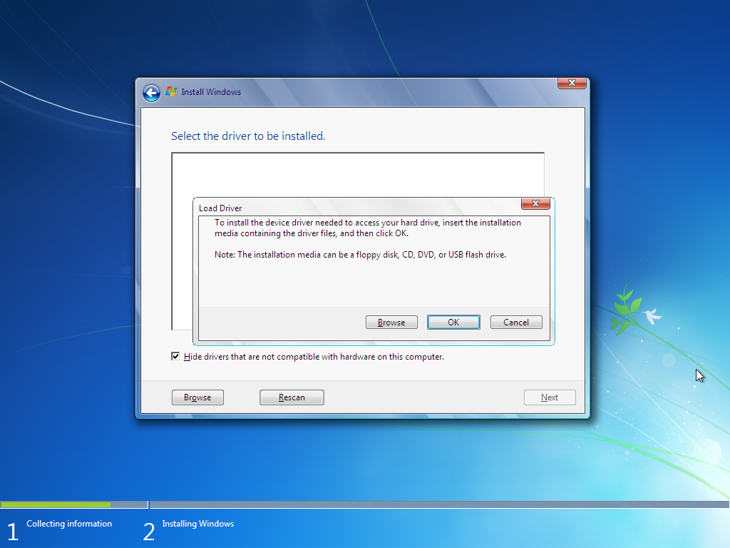 Windows 7 on NVMe SSD warning - To install the device driver needed to access your hard drive ...