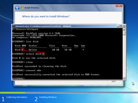 GPT disk converted to MBR disk in Windows setup