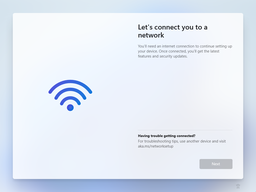 Windows 11: Let’s Connect You To a Network