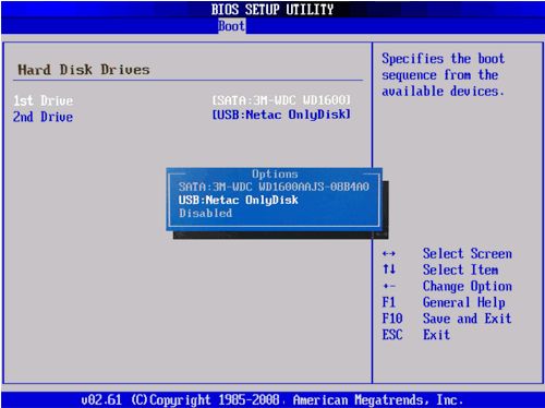 Getting Started with Emergency Boot Kit - Setting up AMI BIOS