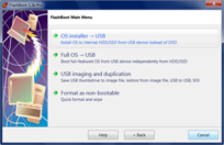 Create Installable Clone of Windows on USB - Choosing OS installer to USB in the Main Menu