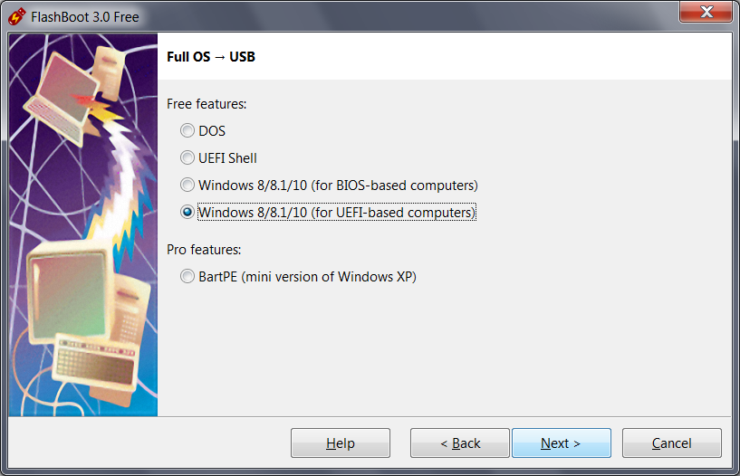 Full Featured Windows on USB - Windows for UEFI-based computers
