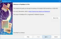 Privacy-Enabled Windows to Internal Hard Drive - Starting FlashBoot