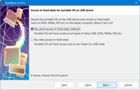 Privacy-Enabled Windows to USB - Access from portable OS to local fixed disks