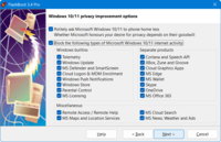 Privacy-Enabled Windows to USB - Specifying privacy improvement options